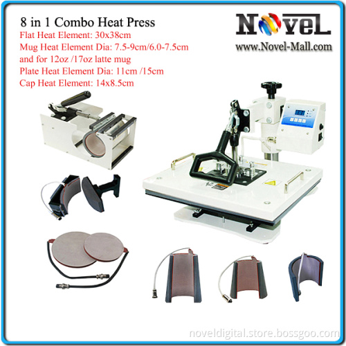 8 in 1 Combo Heat Press Machine (DHP-801)